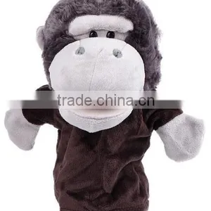 Plush Monkey Animal Hand Puppet for Kids Gifts / Home Schools and Other Learning Centers Educating Plush Toys thumbnail-2