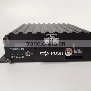 4 Channels SD Card Mobile DVR / Car DVR (GPS+3G+WiFi) Mobile Digital Video Recorder thumbnail-4