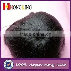 Virgin Indian Hair In Stock Full Thin Skin Toupee thumbnail-1