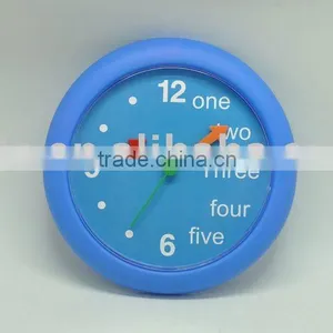 Fanny New Design Plastic Wall Clock With FANCY Picture for Promotional Gift thumbnail-1