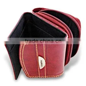 PU Coin Purse With One Bill Compartment With Fastener Closure thumbnail-1