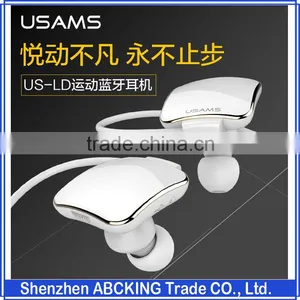 Fashion USAMS Square Sport Bluetooth Earphone Stereo Necklace Earphone thumbnail-1