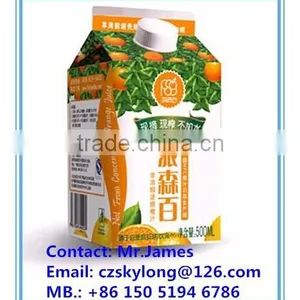 Gable Top Paper Cream Carton thumbnail-1