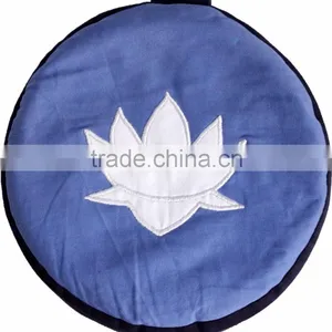 Full Print Turquoise Cresent Meditation Cushion thumbnail-4