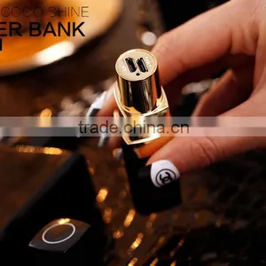 New Product Fashion Style Lipstick Tube 2600mah Power Bank thumbnail-6