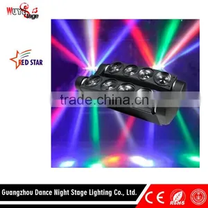 8pcs*10W Spider Moving Light Professional Stage Lighting thumbnail-2