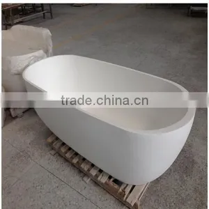 Solid Surface Massage Bathtubs, Freestanding Bathtub,artificial Stone Bath Tub thumbnail-6