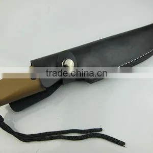 OEM Rubber Handle Fixed Blade Hunting Knife thumbnail-5