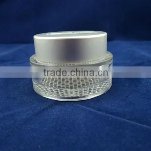2 oz Cosmetic Face Cream Jar With Alumium Cap thumbnail-1
