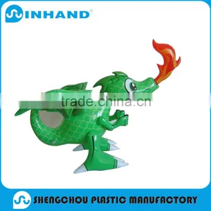 2016 High Quality Wholesale Eco-friendly PVC Inflatable Green Charizard Carton for Babay thumbnail-1