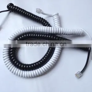 30AWG 7x0.10mm Copper Stranded pp Core Short Phone Cable From Vertified Factory thumbnail-1