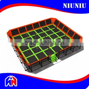 Indoor Playground Professional Trampoline for Rent thumbnail-4