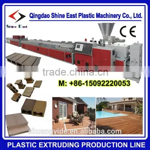 Plastic Lumber Machine/wooden Profile Production Line thumbnail-1