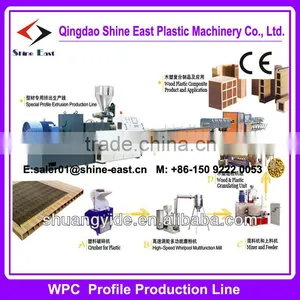 Fencing Wood Plastic Profile Production Line thumbnail-1