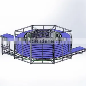HL Food Cooling Tower Widely Used in Hamburger Bread Toast Conveyor Spiral thumbnail-2