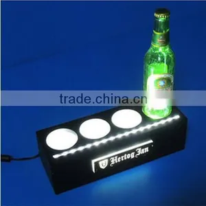 With Led Light Acrylic Wine Display Stand thumbnail-2