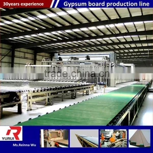 China Top Manufacturer Gypsum Board Machine( Hot Air,hot Oil)/automatic New Technology Gypsum Board Making Machine thumbnail-5