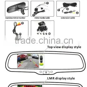 Visual Rearview Mirror With Parking Sensor Assist thumbnail-5