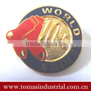 Countries Crossed Aluminium Material Laos National Flag Shape Lapel Pin Badge thumbnail-6
