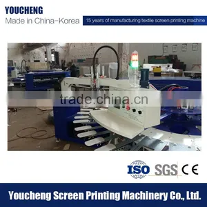 Korea Tech Socks Textile Rotary Screen Printing Machine With Aluminum and Epoxy Plate thumbnail-2