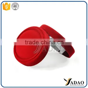 OEM Universal Wholesale Red Flocking Round Recycled Packaging Boxes thumbnail-5