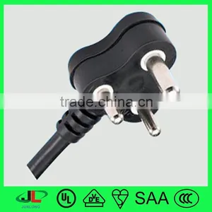 India 3 Pin ac Plug Flat Electrical Power Extension Cord With C13 Connector thumbnail-6