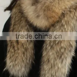 2015 Long Racoon Fur Scarf for Women thumbnail-1
