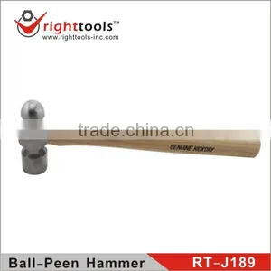 RIGHTTOOLS RT-J189 BALL PEIN HAMMER WITH HICKORY HANDLE thumbnail-1