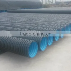 Plastic Sewage Pipe 300mm Corrugated Drainage Pipes thumbnail-5