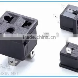 SS-601 UPS Power Plug Socket, us 3 Pin Power Socket, Philippines Type Socket 3-pin Plug Socket thumbnail-2