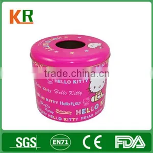 Promotional Empty Metal Tin Box Unique Tissue Tin Box thumbnail-1