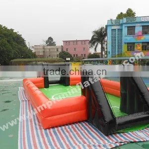 Inflatable Human Bobyfoot Field/Water Soap Football Pitch Sealed Type thumbnail-1