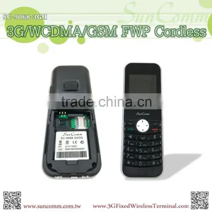 FCC SC-397-GH3G 3G WCDMA GSM Fixed Wireless Phone Cordless With Bluetooth, Color TFT LCD 2.4", Dock Power Charger thumbnail-5