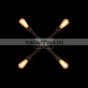 Industrial Metal Pipe Loft Wall Lamp Filament Wall Sconce Wall Mount thumbnail-6
