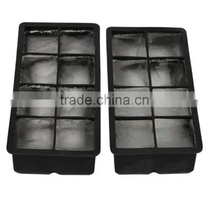 2 Inch Cubes Keep Your Drink Chilled For Hours Without Diluting It Silicone Large Ice Cube Tray thumbnail-3