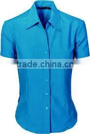 Ladies Shirt / Office Ladies Dress Shirt / White Long Sleeve Ladies Dress Shirt / Women's Solid Color Long Sleeve Dress Shirt thumbnail-1