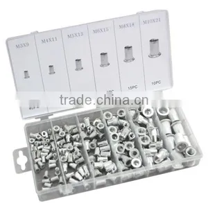 150 Precise Blind Rivet Nut Kit Set thumbnail-2