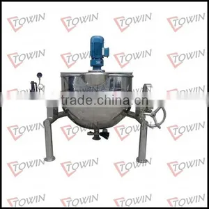 High Quality Steam/electrical/LPG Gas Heating Industrial Jacketed Kettle Price thumbnail-1