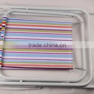 HOT SELL METAL COLOR STRIPE OUTDOOR FOLDING CHAIR thumbnail-6