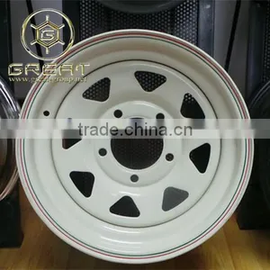 6x19.5 Size Steel Car Rim thumbnail-4