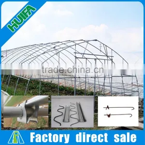 Economical Galvanized Steel Truss Single Tunnel Greenhouse With Accessories thumbnail-4