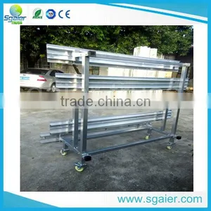 Theater Bleacher Plastic Seating System With Wheels thumbnail-2