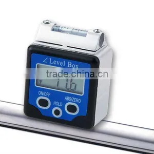 Magnets and Spirit Level +/-180 Degree (0~360degree) Range +Data HOLD Function Digital 360 Degree Bevel Box / Inclinometer thumbnail-4