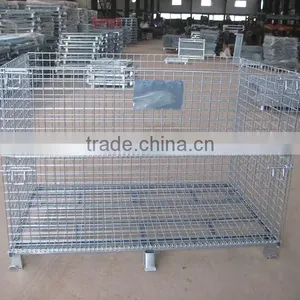 Normal Foldable Metal Storage Folding Container With Lock thumbnail-1