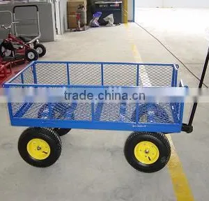 Folding Beach Wagon Garden Tool Cart thumbnail-3