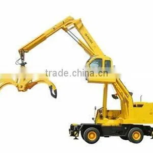 Wheeled Folded Boom Grabbing Crane thumbnail-1