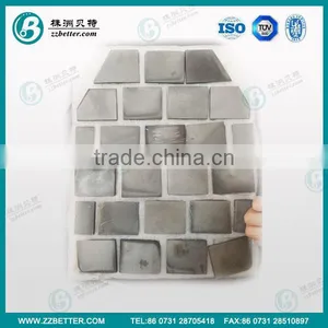 Square 50*50mm SIC Ceramic Bulletproof Plate for Personnel Security thumbnail-1