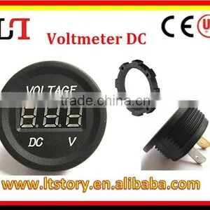 Auto Digital Panel 12V Voltmeter thumbnail-1