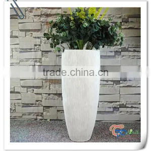 Popular Outdoor Large Tall Decorative Cylinder Flower Plant Pot thumbnail-1