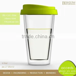 Free Design High Quality Hot Sale Elegant Coffee Glass Mug thumbnail-4